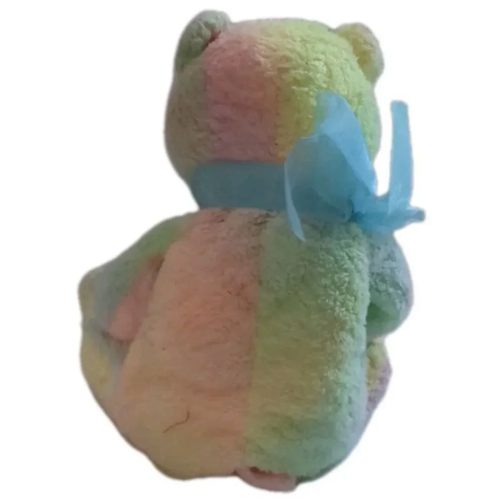 TY BEANIE BABY BUDDIES MELLOW PASTEL BEAR TYE DYE TUSH TAG Retired 2001